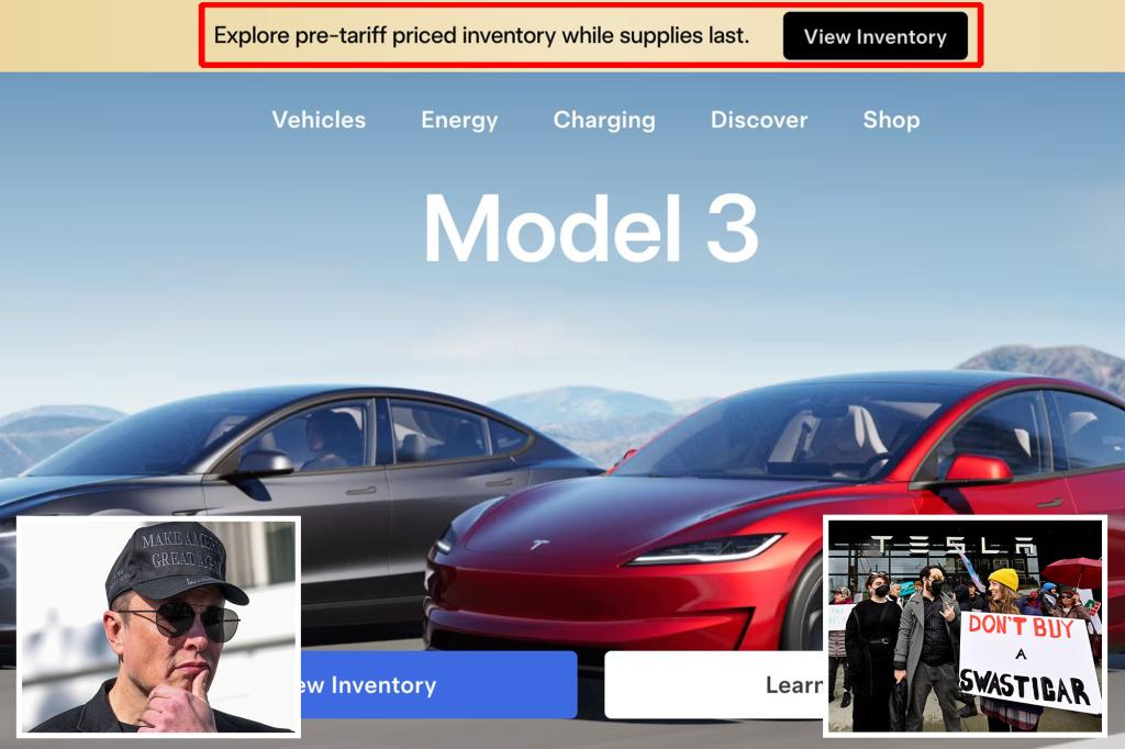 Tesla urges Canadian customers to buy inventory at pre-tariff price 'while supplies last'