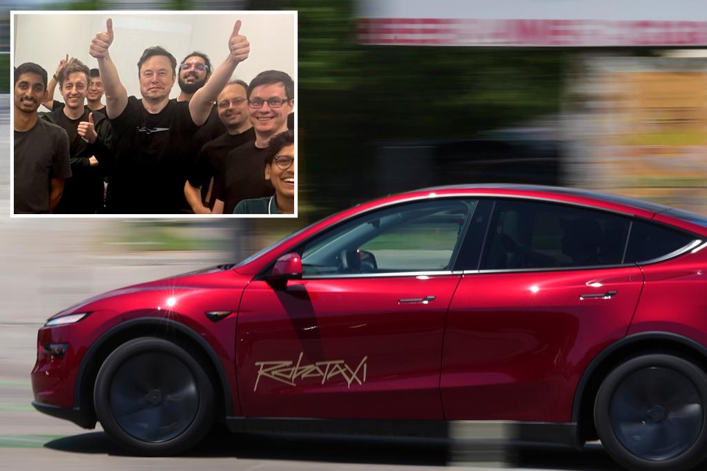 Tesla Robotaxi veered into the wrong lane and exceeded the speed limit in videos released during a 'successful' deployment