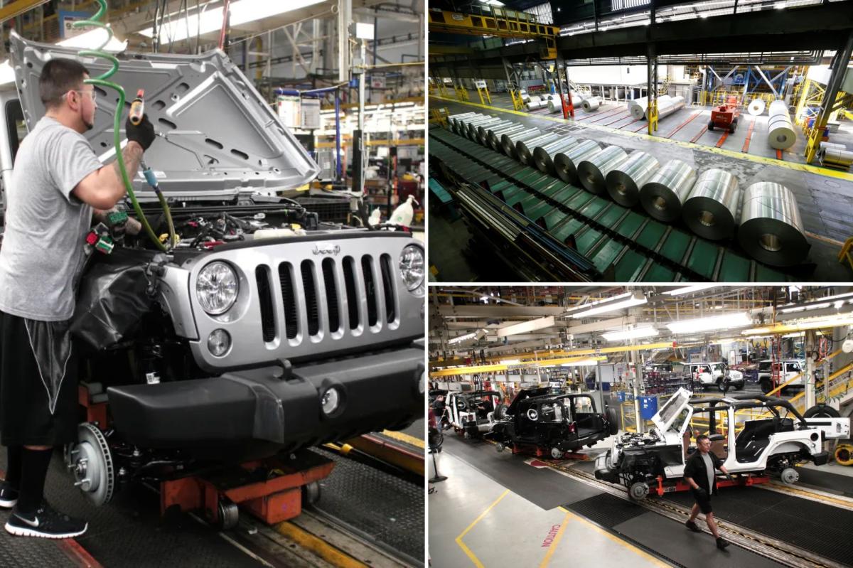 Jeep production hampered due to aluminum shortage