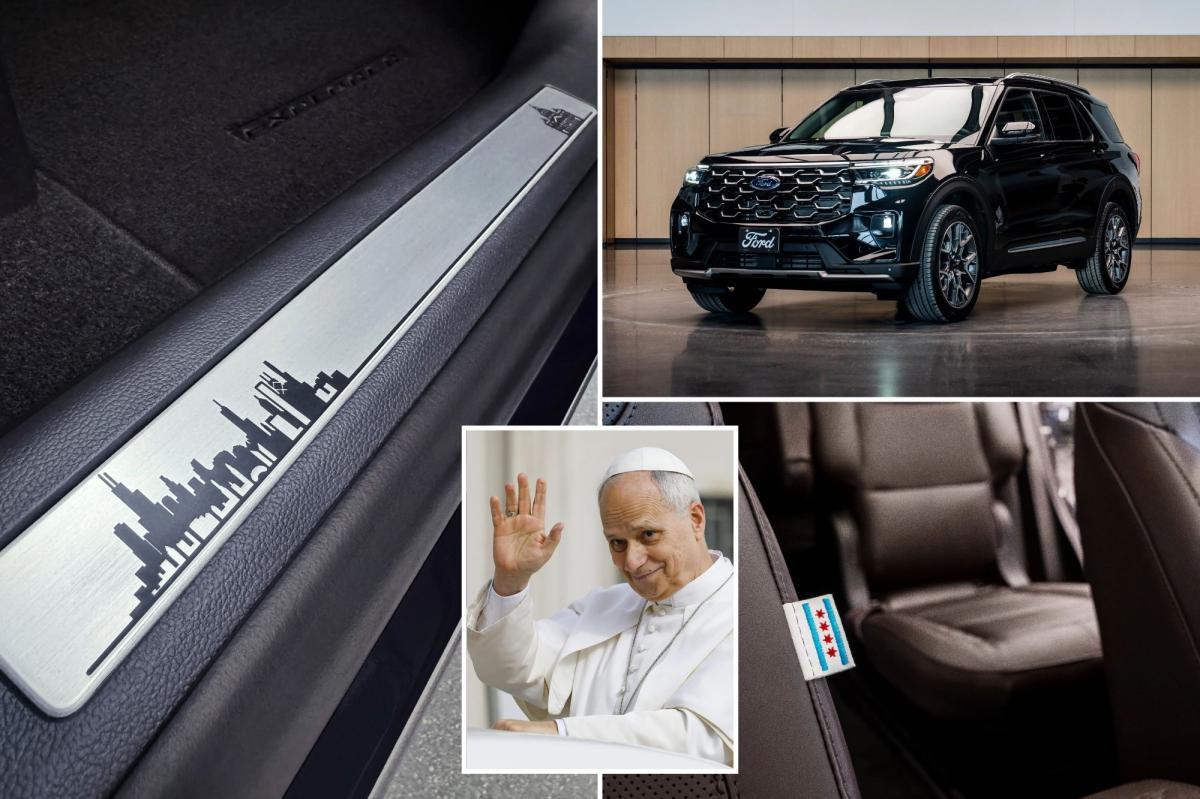 Ford builds custom Explorer vehicle for Pope Leo XIV